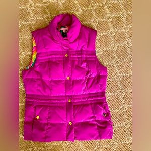 EUC Lilly Pulitzer Puffer Vest/coat